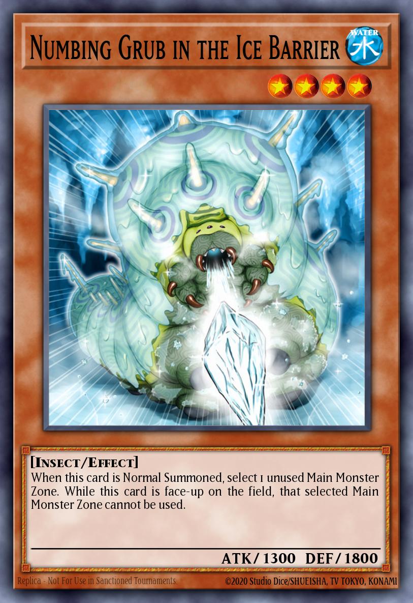 Numbing Grub in the Ice Barrier